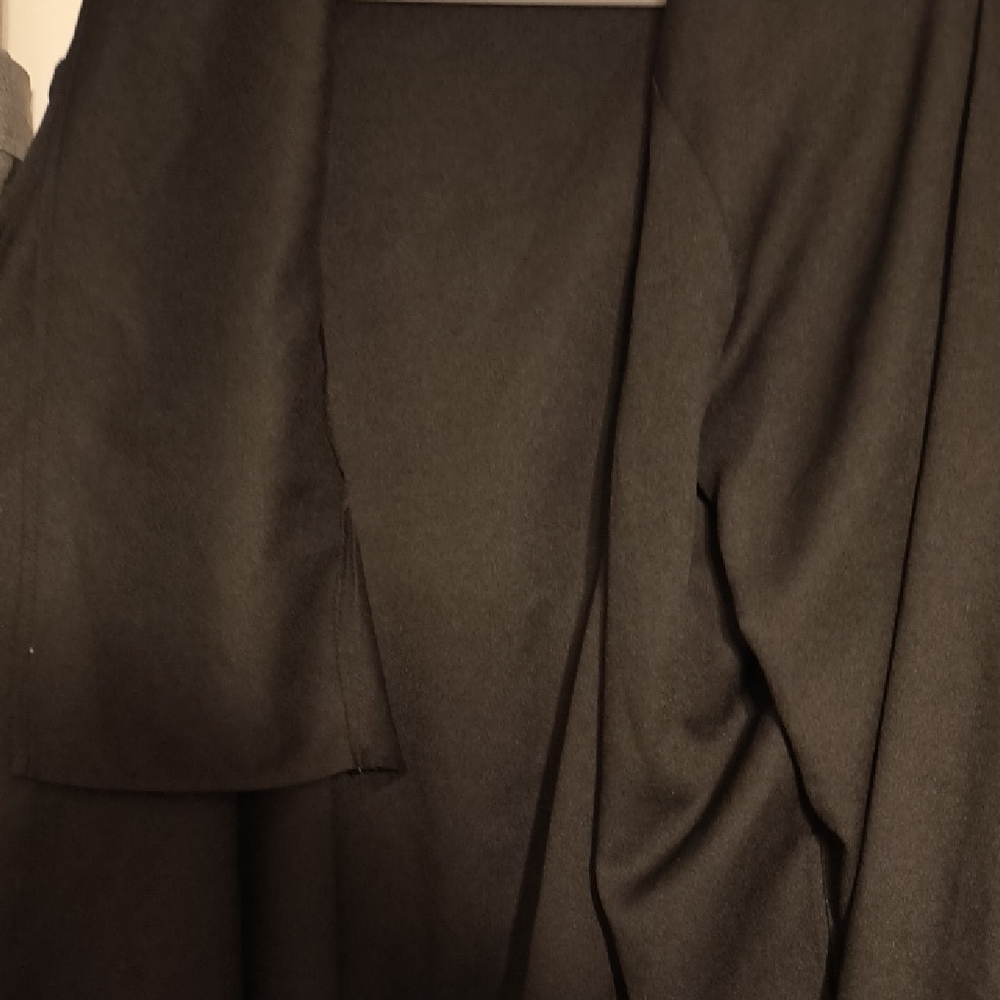Lapel Black Coat